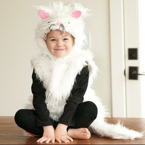 NEW - White Cat Kitten Toddler Costume Halloween 3+
